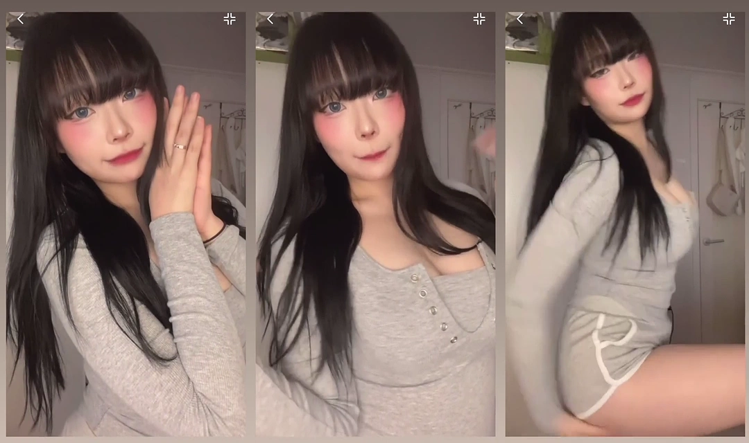 흑화한 06년생 귀여운 인플루언서의 청순한 얼굴에 그렇지 못한 액션